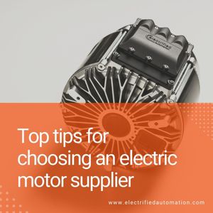 Best electric motor supplier